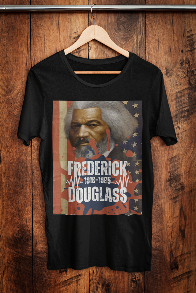 Frederick Douglass American Flag T-Shirt