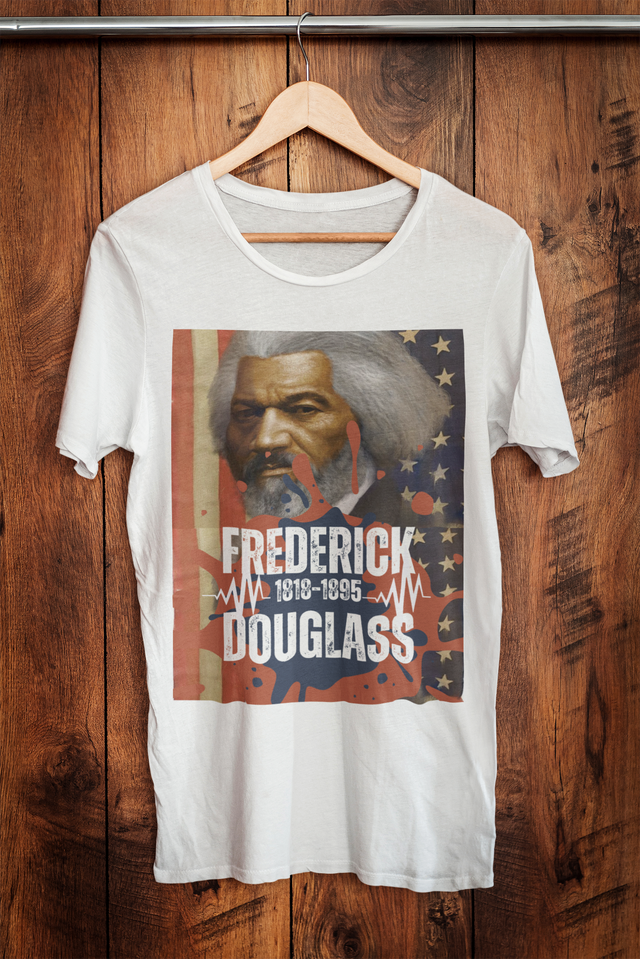 Frederick Douglass American Flag T-Shirt