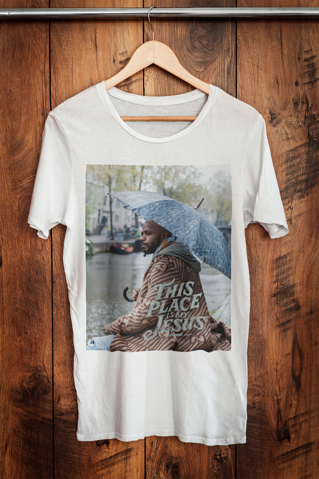 this place is my jesus white t shirt