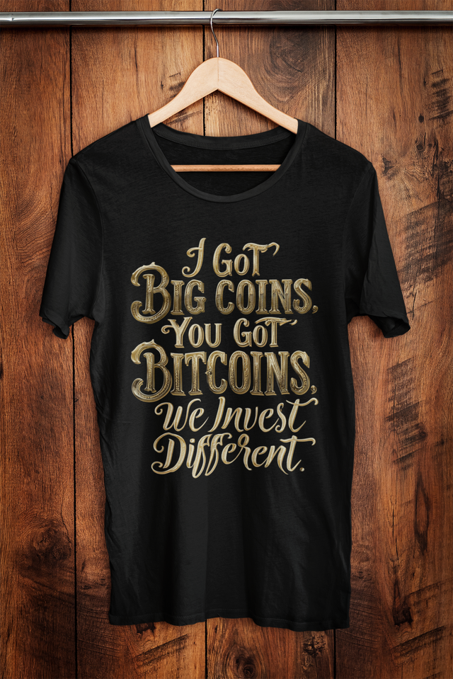 I Got Big Coins, You Got Bitcoins T-Shirt
