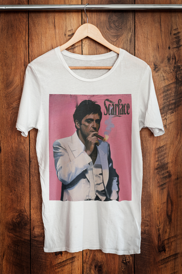 Pink Scarface Cigar T-Shirt